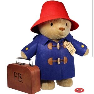NIB Yottoy Paddington Bear 16” with Suitcase